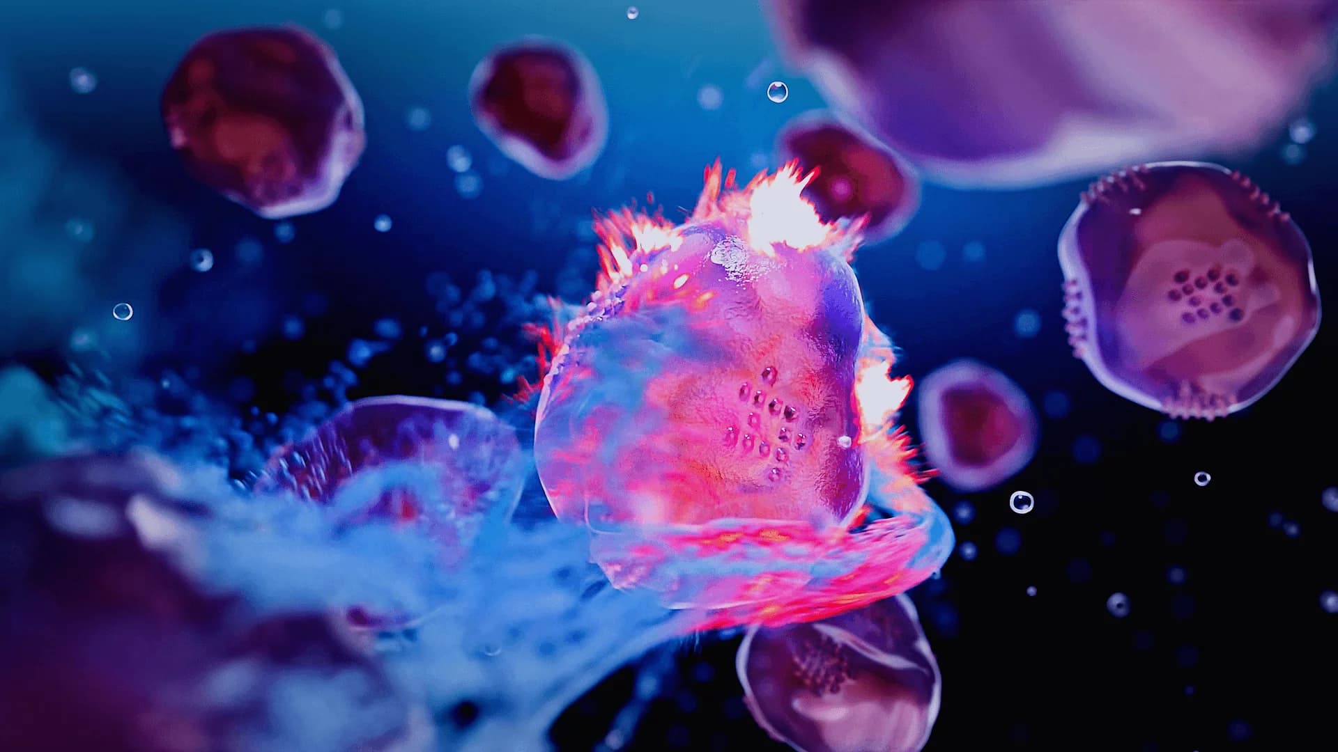 A 3D animation example used in the medical industry